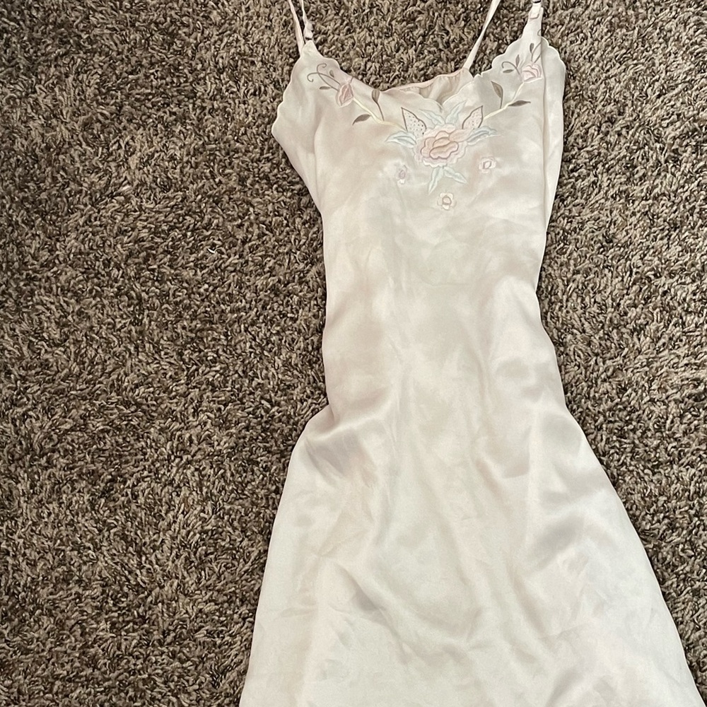 Pink Silk Nightgown